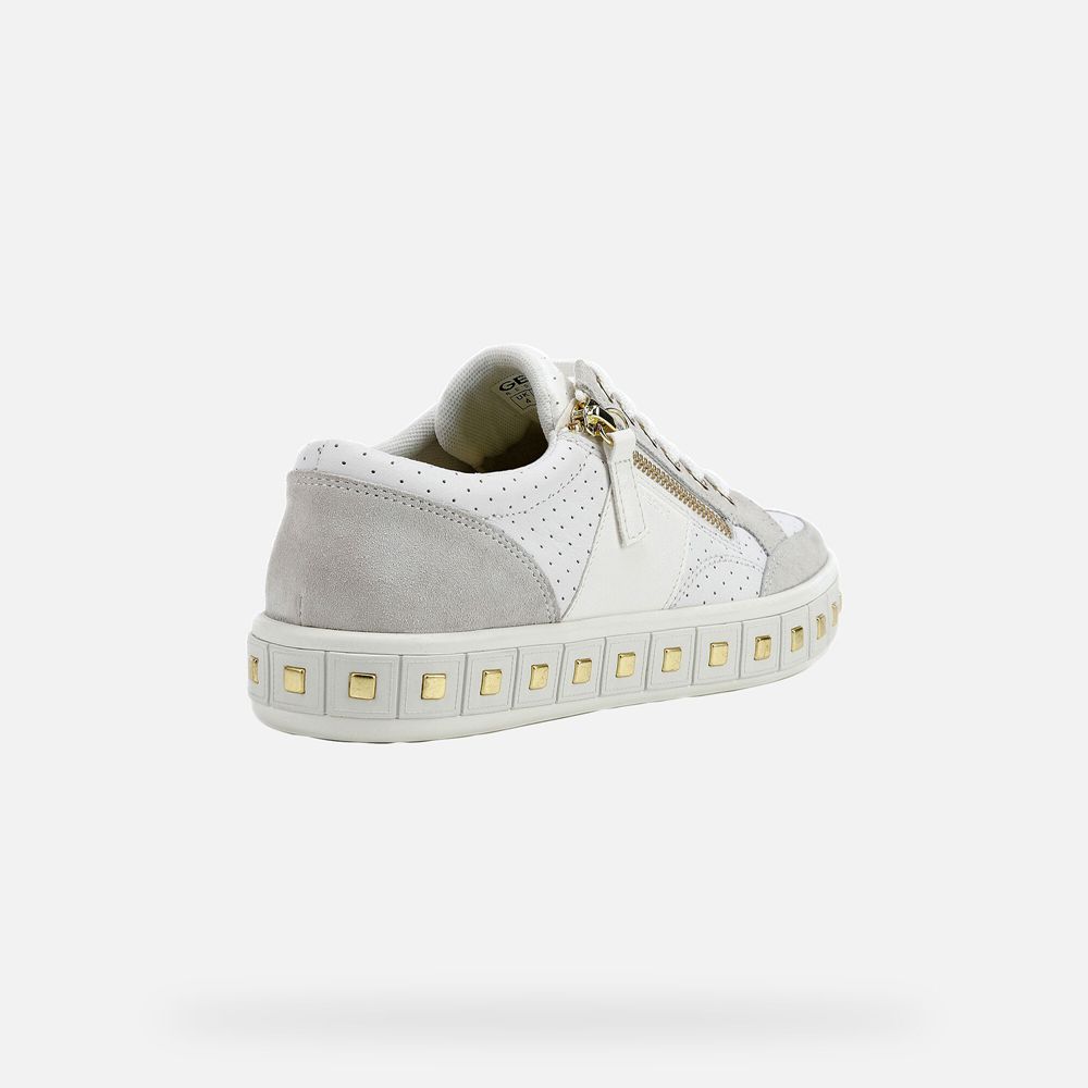 Tenis Geox Senhora Branco - Leelù - NAOQF9375